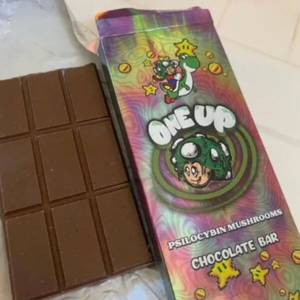 Buy One Up Mushroom Chocolate Bar Online in the UK and Europe